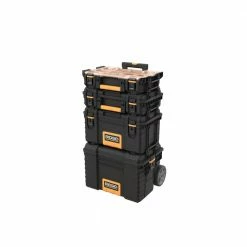 New 😀 RIDGID Pro System Gear 10-Compartment Small Parts Organizer ✔️ -Deals Tool Storage Store black ridgid modular tool storage systems 238093 fa 1000