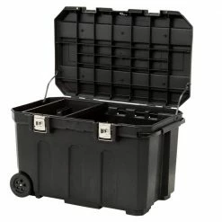 Best Sale 🔔 Stanley 23 in. 50 Gallon Mobile Tool Box ⌛ -Deals Tool Storage Store black stanley portable tool boxes 037025h 40 1000