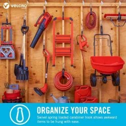 Outlet 🛒 VELCRO Brand 16 in. x 1 in. Easy Hang Strap 🤩 -Deals Tool Storage Store black velcro brand tool bags vel 30120 usa 66 1000