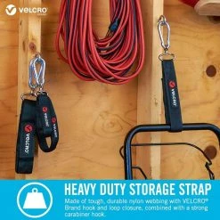 Outlet 🛒 VELCRO Brand 16 in. x 1 in. Easy Hang Strap 🤩 -Deals Tool Storage Store black velcro brand tool bags vel 30120 usa 76 1000