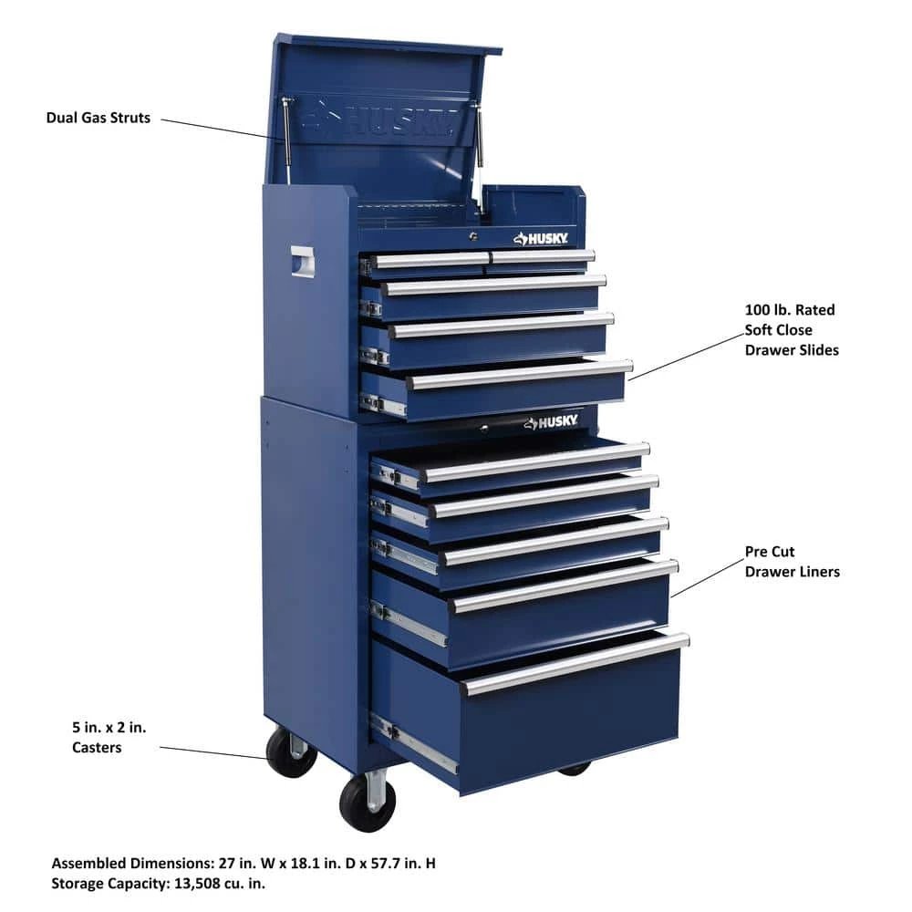 Top 10 🥰 Husky 27 in. 10-Drawer Blue Tool Chest Combo ✨ 13 Top 10 🥰 Husky 27 in. 10-Drawer Blue Tool Chest Combo ✨ - Image 11