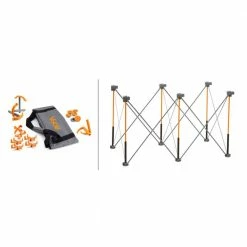 Buy 🛒 BORA 30 in. x 24 in. x 48 in. Steel Centipede Work Support Sawhorse with Exclusive Accessories 🌟