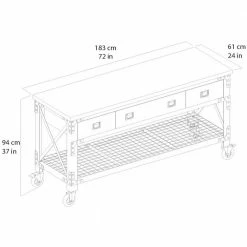 Top 10 🌟 Duramax Building Products 72 in. x 24 in. 3-Drawers Rolling Industrial Workbench and Wood Top 🔔 20 Top 10 🌟 Duramax Building Products 72 in. x 24 in. 3-Drawers Rolling Industrial Workbench and Wood Top 🔔 -Deals Tool Storage Store brown grey duramax building products mobile workbenches 68001 a0 1000