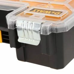 Best Pirce 🎁 DEWALT 10-Compartment Deep Pro Small Parts Organizer ⌛ -Deals Tool Storage Store clear black dewalt small parts organizers dwst14825 a0 1000