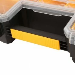 Best Pirce 🎁 DEWALT 10-Compartment Deep Pro Small Parts Organizer ⌛ -Deals Tool Storage Store clear black dewalt small parts organizers dwst14825 c3 1000