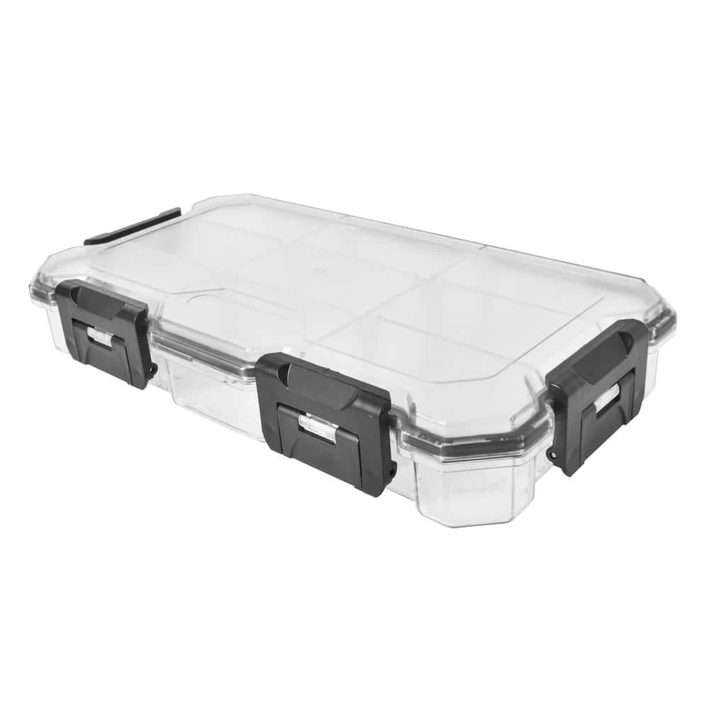 Best Sale 🔔 Husky 12 in. 9-Compartment Waterproof Storage Bin Small Parts Organizer 🎁 6 Best Sale 🔔 Husky 12 in. 9-Compartment Waterproof Storage Bin Small Parts Organizer 🎁 - Image 4
