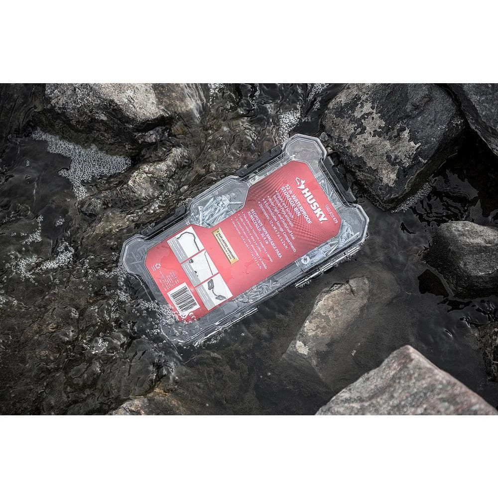 Best Sale 🔔 Husky 12 in. 9-Compartment Waterproof Storage Bin Small Parts Organizer 🎁 7 Best Sale 🔔 Husky 12 in. 9-Compartment Waterproof Storage Bin Small Parts Organizer 🎁 - Image 5