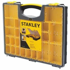 Coupon ⭐ Stanley 25-Compartment Shallow Pro Small Parts Organizer 💯 18 Coupon ⭐ Stanley 25-Compartment Shallow Pro Small Parts Organizer 💯 -Deals Tool Storage Store clear yellow stanley small parts organizers 014725r 66 1000