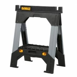 Coupon 😀 DEWALT 33 in. Folding Sawhorse with Adjustable Metal Legs ❤️