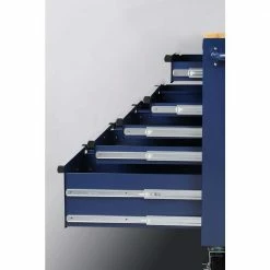 Wholesale ❤️ Husky 46 in. W x 24.5 in. D Standard Duty 9-Drawer Mobile Workbench Tool Chest with Solid Wood Top in Gloss Blue 🎁 -Deals Tool Storage Store gloss blue with silver trim husky mobile workbenches h46mwc9gbv2 40 1000