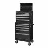 Best Sale 💯 Husky 27 in. W x 18 in. D Standard Duty 11-Drawer Tool Chest and Top Tool Cabinet Combo in Black 🤩 -Deals Tool Storage Store gloss tool chest combos uact h 270111bk 64 1000