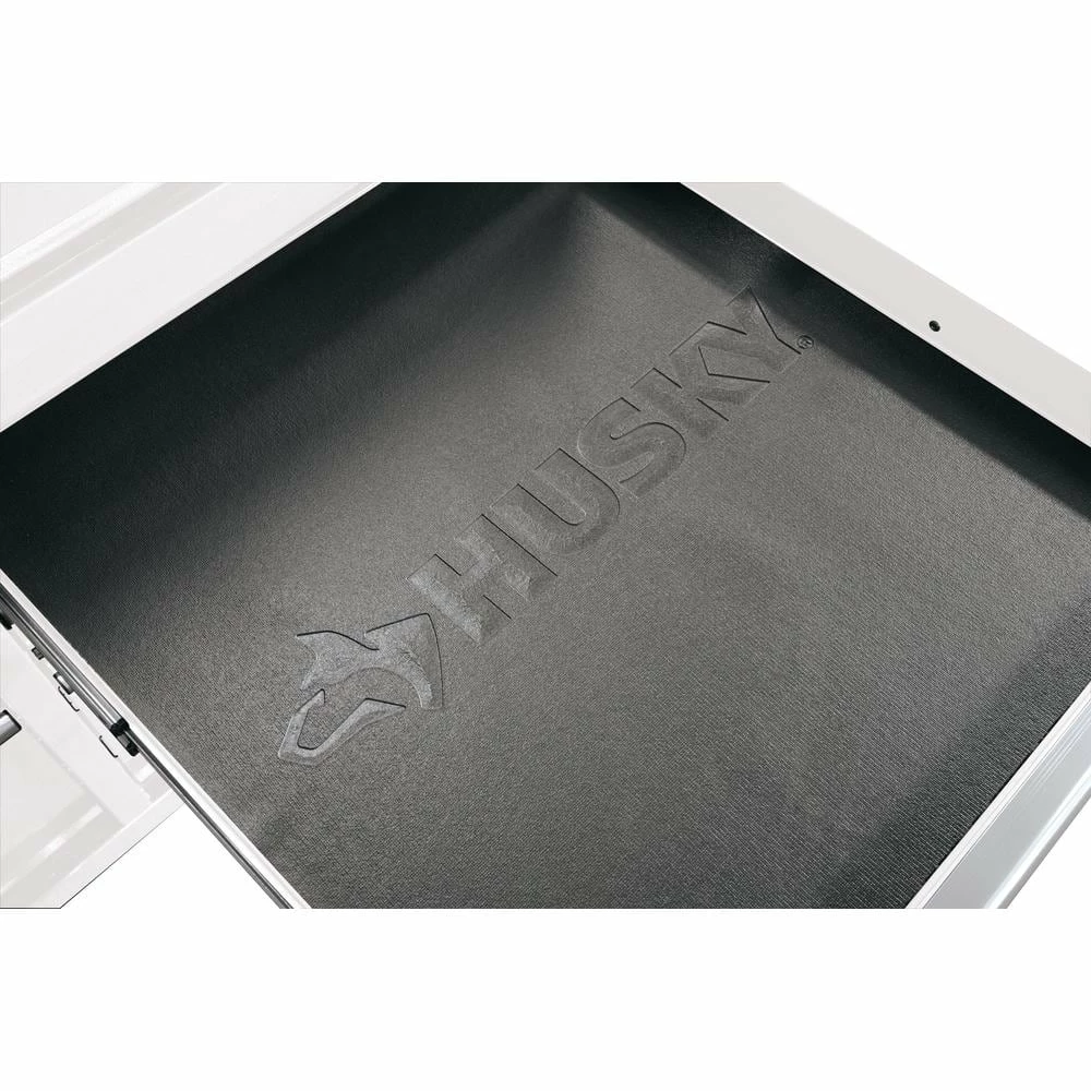 Top 10 ✨ Husky 46 in. W x 24.5 in D Standard Duty 9-Drawer Mobile Workbench Tool Chest with Solid Wood Top in Gloss White 🌟 11 Top 10 ✨ Husky 46 in. W x 24.5 in D Standard Duty 9-Drawer Mobile Workbench Tool Chest with Solid Wood Top in Gloss White 🌟 - Image 9