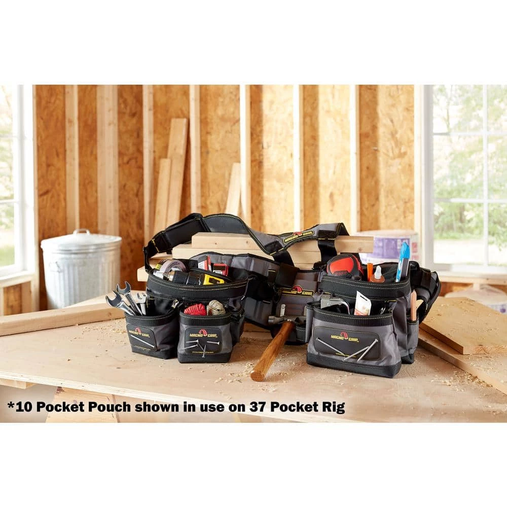 Best Pirce 🧨 MagnoGrip 11 in. 10-Pocket Platinum Magnetic Tool Pouch with Belt 🧨 4 Best Pirce 🧨 MagnoGrip 11 in. 10-Pocket Platinum Magnetic Tool Pouch with Belt 🧨 - Image 2