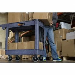 Wholesale 🎉 WEN 500 lbs. Capacity 40 in. x 17 in. H Service Utility Cart 🎉 -Deals Tool Storage Store gray wen tool carts 73002t 1f 1000