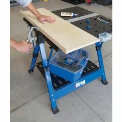 Outlet 😀 Kreg 2.6 ft. Portable Workbench ❤️ -Deals Tool Storage Store kreg saw horses kws1000 1d 1000