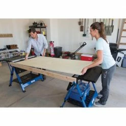 Outlet 😀 Kreg 2.6 ft. Portable Workbench ❤️ -Deals Tool Storage Store kreg saw horses kws1000 1f 1000