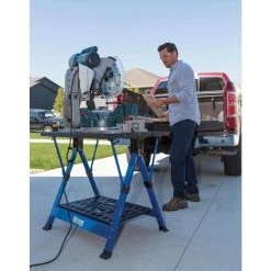 Outlet 😀 Kreg 2.6 ft. Portable Workbench ❤️ -Deals Tool Storage Store kreg saw horses kws1000 4f 1000