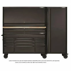 Cheapest โ๏ธ Husky 27 in. Heavy-Duty Tool Storage Side End Locker Mobile Workbench and Hutch Add-On Attachment with 2 Casters in Black ๐ 15 Cheapest โ๏ธ Husky 27 in. Heavy-Duty Tool Storage Side End Locker Mobile Workbench and Hutch Add-On Attachment with 2 Casters in Black ๐ -Deals Tool Storage Store matte black side tool cabinets lockers h27locker 1d 1000