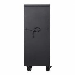 Brand new 😉 Husky Heavy-Duty 27.5 in. 4-Shelf Matte Black Rolling Side Tool Chest 🎁 -Deals Tool Storage Store matte black side tool cabinets lockers h27locker4 1f 1000