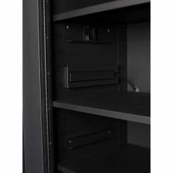 Brand new 😉 Husky Heavy-Duty 27.5 in. 4-Shelf Matte Black Rolling Side Tool Chest 🎁 -Deals Tool Storage Store matte black side tool cabinets lockers h27locker4 c3 1000