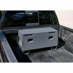 Promo ✔️ TRINITY 36 in. Job Site Box, Gray ✔️ -Deals Tool Storage Store matte powder coated finish trinity jobsite boxes txkpgr 0502 1f 1000