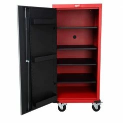 Best deal 🧨 Milwaukee 27 in. 4-Shelf Tool Locker 🔔 -Deals Tool Storage Store red and black milwaukee side tool cabinets lockers 48 22 8586 4f 1000