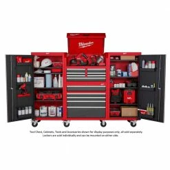 Best deal 🧨 Milwaukee 27 in. 4-Shelf Tool Locker 🔔 -Deals Tool Storage Store red and black milwaukee side tool cabinets lockers 48 22 8586 fa 1000