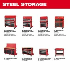 Budget 🔔 Milwaukee High Capacity 46 in. 8-Drawer Top Chest 👏 -Deals Tool Storage Store red and black milwaukee top tool chests 48 22 8541 1d 1000