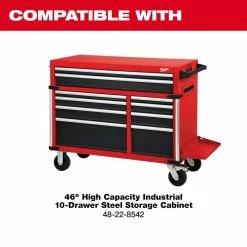 Budget 🔔 Milwaukee High Capacity 46 in. 8-Drawer Top Chest 👏 -Deals Tool Storage Store red and black milwaukee top tool chests 48 22 8541 a0 1000