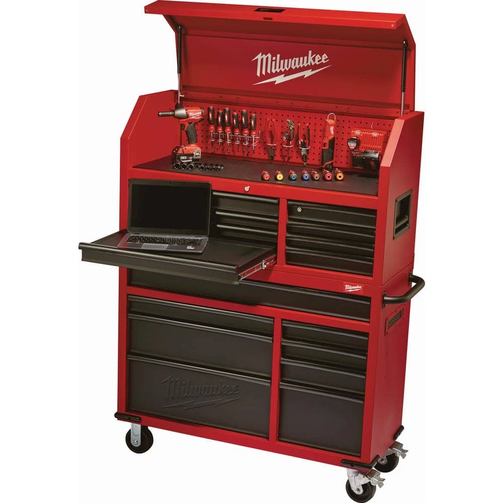 Hot Sale โ Milwaukee 46 in. 8-Drawer Steel Storage Top Chest in Red and Black ๐ 15 Hot Sale โ Milwaukee 46 in. 8-Drawer Steel Storage Top Chest in Red and Black ๐ - Image 13
