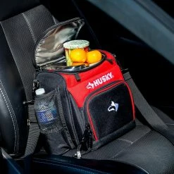 Promo 😍 Husky 9 in. Lunch Box Cooler Bag 😍 -Deals Tool Storage Store red black husky tool bags hd50100 th 31 1000