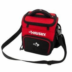 Promo 😍 Husky 9 in. Lunch Box Cooler Bag 😍 -Deals Tool Storage Store red black husky tool bags hd50100 th 4f 1000