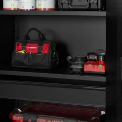Flash Sale 🥰 Husky 12 in 4 Pocket Zippered Tool Bag 🌟 -Deals Tool Storage Store red black husky tool bags hd60012 th 1f 1000