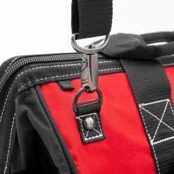 Flash Sale 🥰 Husky 12 in 4 Pocket Zippered Tool Bag 🌟 -Deals Tool Storage Store red black husky tool bags hd60012 th 4f 1000