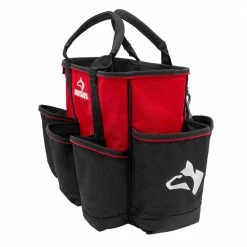 Deals ⌛ Husky 14 in. 15 Pocket Open Top Supply Tool Bag 🔔 -Deals Tool Storage Store red black husky tool bags hd60014 th 4f 1000