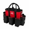 Deals ⌛ Husky 14 in. 15 Pocket Open Top Supply Tool Bag 🔔 -Deals Tool Storage Store red black husky tool bags hd60014 th 64 1000