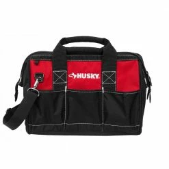 Deals โค๏ธ Husky 15 in. 8 Pocket Zippered Tool Bag ๐
