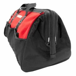 Cheapest 🎉 Husky 24 in. 16 Pocket Zippered Tool Bag 🥰 -Deals Tool Storage Store red black husky tool bags hd60024 th 1f 1000