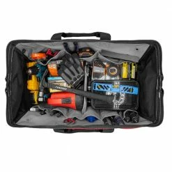 Cheapest 🎉 Husky 24 in. 16 Pocket Zippered Tool Bag 🥰 -Deals Tool Storage Store red black husky tool bags hd60024 th e1 1000