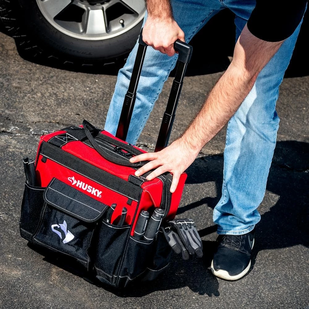 New ๐ Husky 14 in. Rolling Tool Bag with Stackable 12 in. Tool Bag ๐ 13 New ๐ Husky 14 in. Rolling Tool Bag with Stackable 12 in. Tool Bag ๐ - Image 11