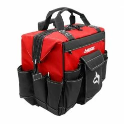 Best reviews of ✨ Husky 18 in. 18 Pocket Rolling Tool Bag 🧨 -Deals Tool Storage Store red black husky tool bags hd65018 th 40 1000