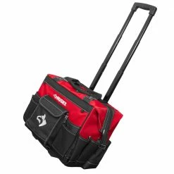 Best reviews of ✨ Husky 18 in. 18 Pocket Rolling Tool Bag 🧨 -Deals Tool Storage Store red black husky tool bags hd65018 th 4f 1000