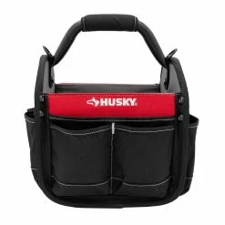 Top 10 ❤️ Husky 10 in. 15 Pocket Open Top Tool Bag 👍 -Deals Tool Storage Store red black husky tool bags hd70010 th 66 1000