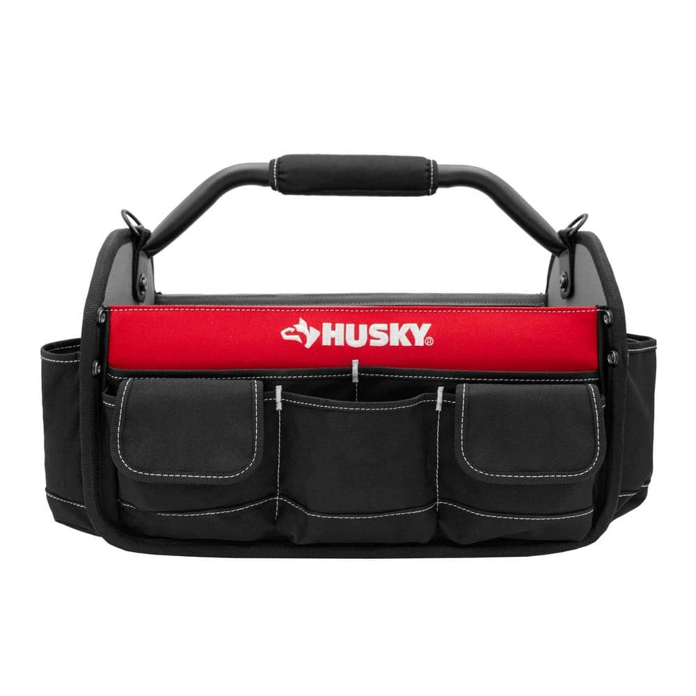Buy ❤️ Husky 17 in. 18 Pocket Open Top Tool Bag 👏 3 Buy ❤️ Husky 17 in. 18 Pocket Open Top Tool Bag 👏