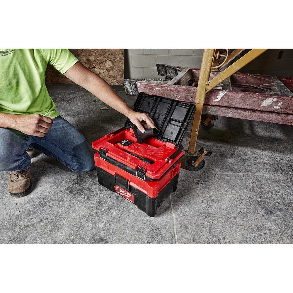 Best Pirce 🔔 Milwaukee PACKOUT 20 in. 2-Wheel Utility Cart & M18 FUEL PACKOUT 18-Volt Lithium-Ion Cordless 2.5 Gal. Wet/Dry Vacuum (Tool-Only) 💯 9 Best Pirce 🔔 Milwaukee PACKOUT 20 in. 2-Wheel Utility Cart & M18 FUEL PACKOUT 18-Volt Lithium-Ion Cordless 2.5 Gal. Wet/Dry Vacuum (Tool-Only) 💯 - Image 7