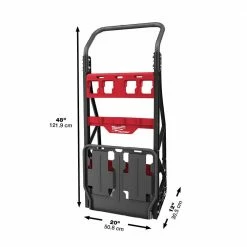 Brand new 😉 Milwaukee 20 in. W PACKOUT 2-Wheel Utility Tool Cart with 15 in. PACKOUT 🎒 Backpack (2-Piece) 😉 -Deals Tool Storage Store red black milwaukee modular tool storage systems 48 22 8415 48 22 8301 a0 1000
