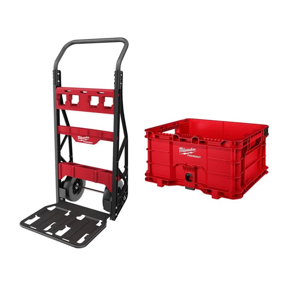 Flash Sale ๐ฏ Milwaukee PACKOUT 20 in. 2-Wheel Utility Cart with (1) PACKOUT Tool Storage Crate ๐ฏ 3 Flash Sale ๐ฏ Milwaukee PACKOUT 20 in. 2-Wheel Utility Cart with (1) PACKOUT Tool Storage Crate ๐ฏ