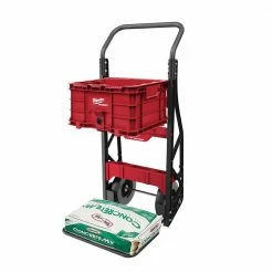 Buy 🎉 Milwaukee PACKOUT 20 in. 2-Wheel Utility Cart with (2) PACKOUT Tool Storage Crates ⌛ -Deals Tool Storage Store red black milwaukee modular tool storage systems 48 22 8415 48 22 8440x2 66 1000