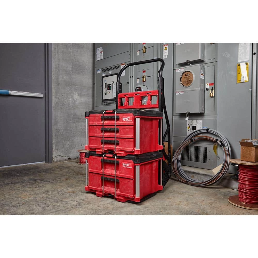 Cheapest 🥰 Milwaukee PACKOUT 20 in. 2-Wheel Utility Cart with 2-Drawer Tool Box 😀 13 Cheapest 🥰 Milwaukee PACKOUT 20 in. 2-Wheel Utility Cart with 2-Drawer Tool Box 😀 - Image 11