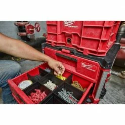 Cheapest 🥰 Milwaukee PACKOUT 20 in. 2-Wheel Utility Cart with 2-Drawer Tool Box 😀 26 Cheapest 🥰 Milwaukee PACKOUT 20 in. 2-Wheel Utility Cart with 2-Drawer Tool Box 😀 -Deals Tool Storage Store red black milwaukee modular tool storage systems 48 22 8415 48 22 8442 fa 1000